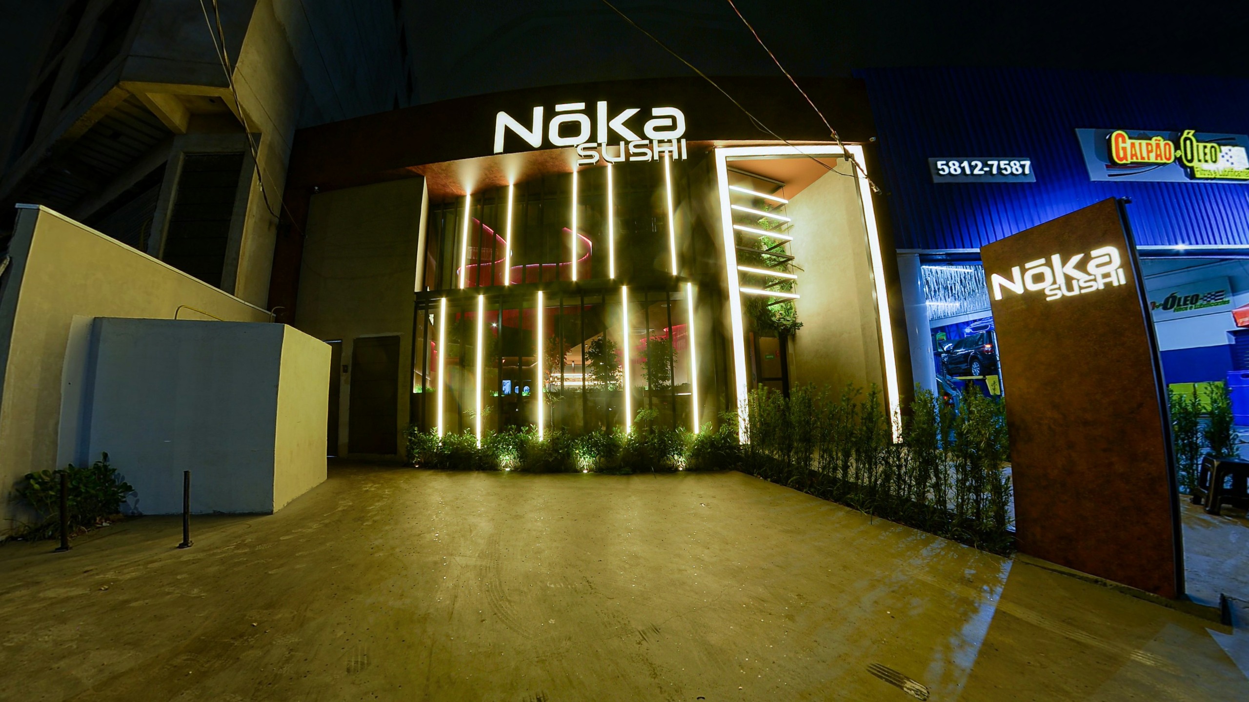 Ambiente do restaurante Noka Sushi