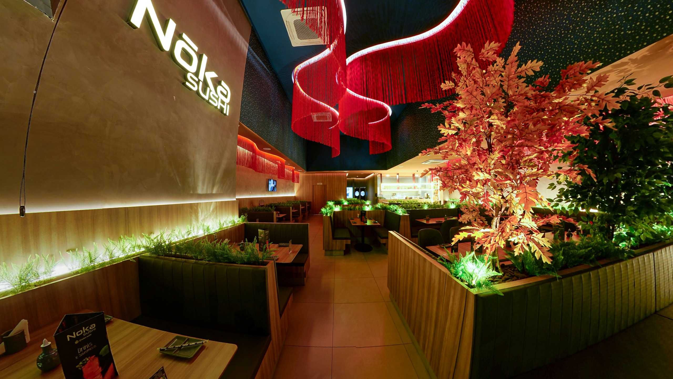 Ambiente do restaurante Noka Sushi