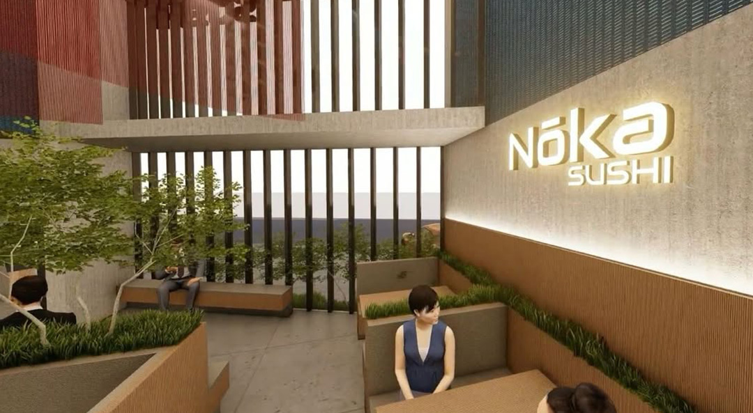 Salao do restaurante Noka Sushi
